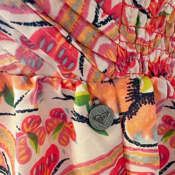 Roxy sunny summer neonwomen dress with adjustsble strap small - Picture 2 of 9